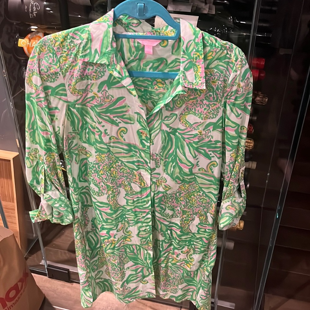 Lily Pulitzer Linen Cover Up